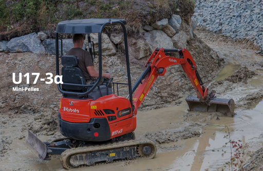 [33204] Mini Pelle 1,7 Tonnes Kubota U17