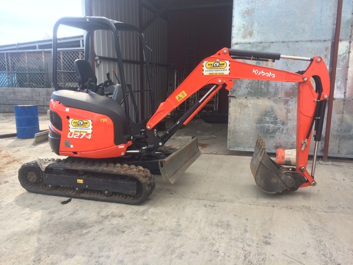 [57452] Mini pelle 2,7 Tonnes Kubota U27